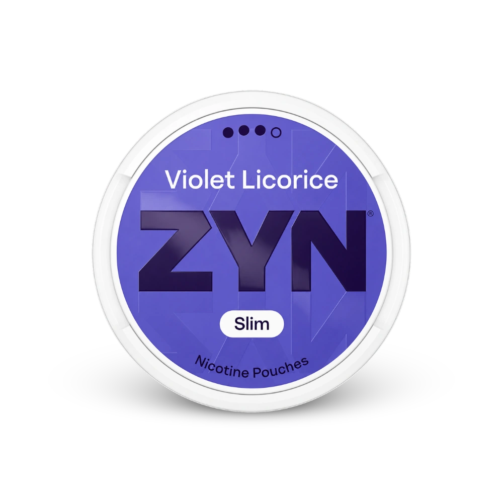ZYN Violet Licorice Slim S3 – lata de saquinhos de nicotina