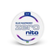 Zeronito Blue Raspberry Slim – lata de sachês de nicotina