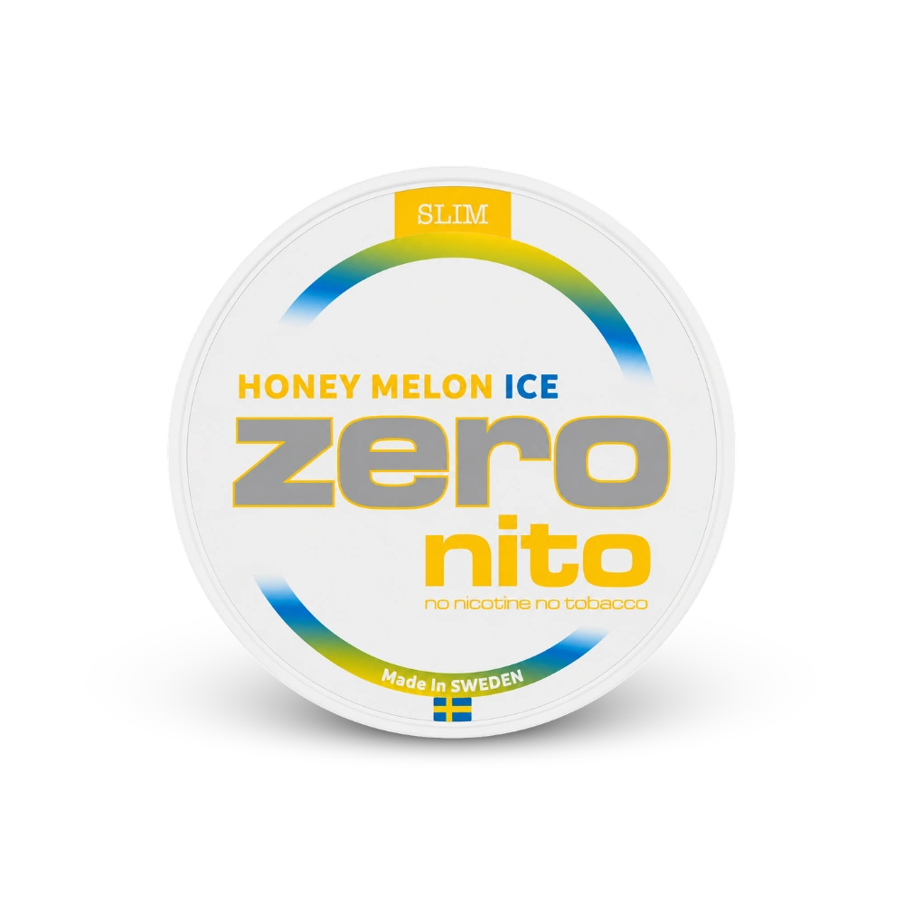Zeronito Honey Melon Ice Slim – lata de saquinhos de nicotina