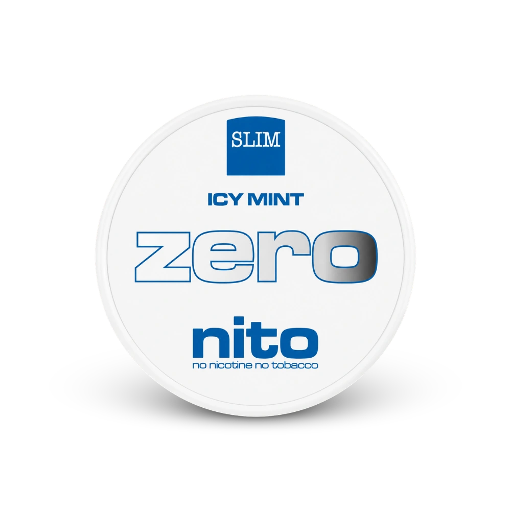 Zeronito Icy Mint Slim – lata de sachês de nicotina