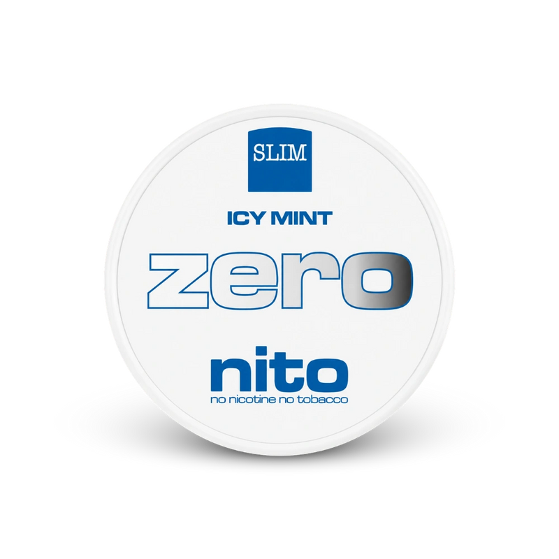 Zeronito Icy Mint Slim – lata de sachês de nicotina
