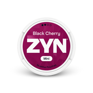 Zyn black cherry mini S2 – lata de sachês de nicotina