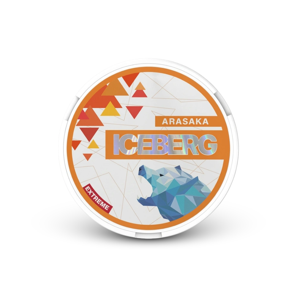 Iceberg Arasaka – lata de nicotina em pó