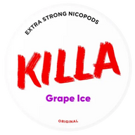 KILLA Grape Ice – lata de sachês de nicotina