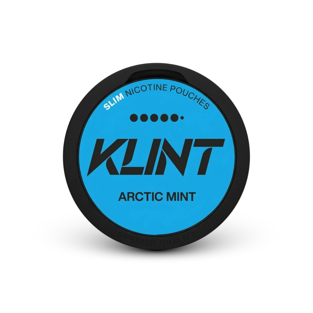 KLINT Artic Mint X-Strong – lata de sachês de nicotina