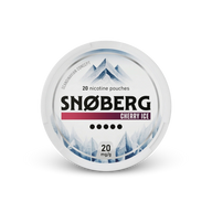 SNOBERG Cherry Ice 13mg – lata de sachês de nicotina
