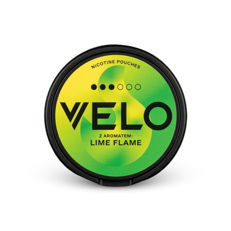 VELO Lime Flame – lata de saquinhos de nicotina